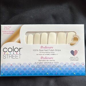 Color Street Cream Nail Polish Strips Nail Tools